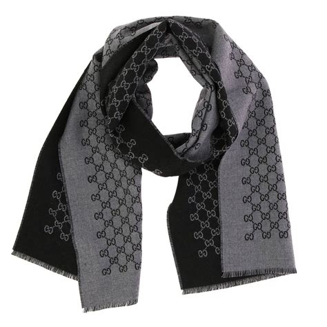 gucci black studded scarf|gucci black scarf men's.